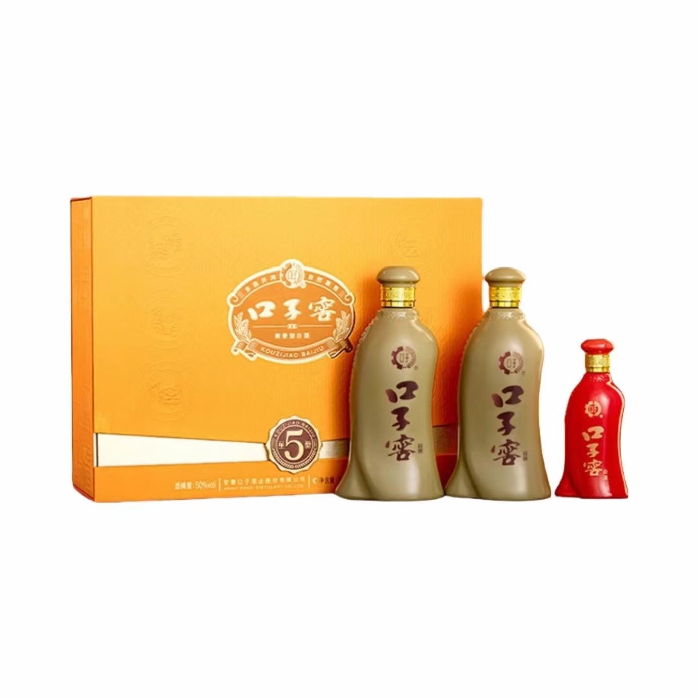 口子窖 五年型礼盒 50%Vol 550ml 550ml*2礼盒